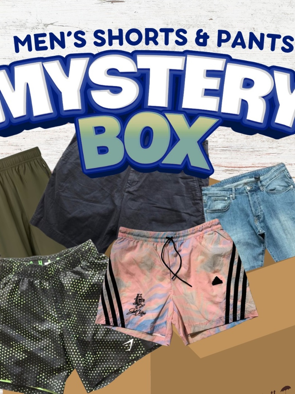 Mystery Men's Shorts Box - Assorted Colors